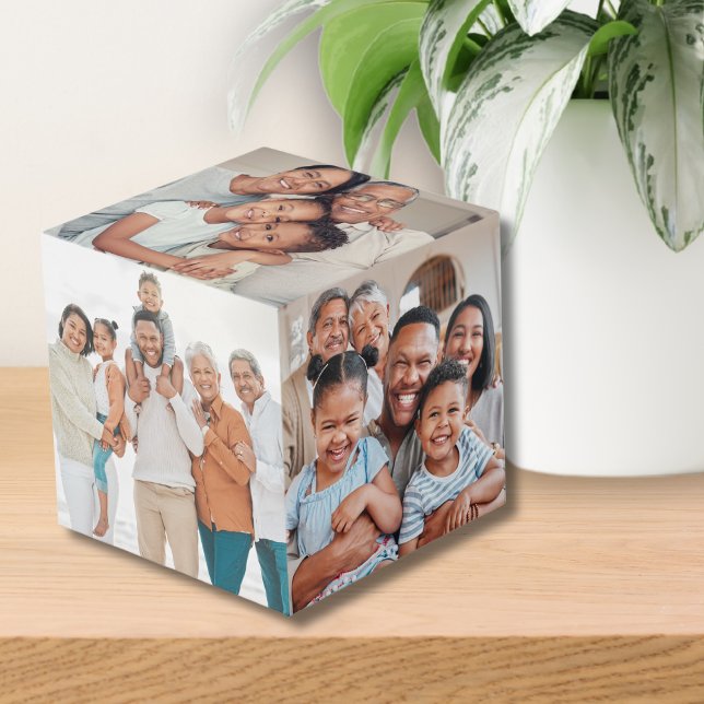 Personalisiertes Keepake-Foto Würfel (Personalized Keepsake Family Photo cube)