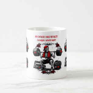 Personalisiertes Keine Ausreden Nur Ergebnisse Kaffeetasse