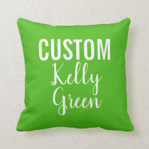 Personalisiertes KELLY GREEN Kissen Kissen