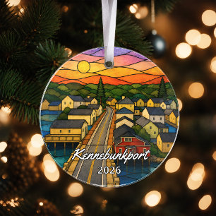 Personalisiertes Kennebunkport-Acrylabzeichen, Cus Ornament