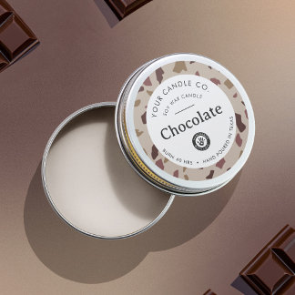 Personalisiertes Kerzenetikett - individuell anpas Runder Aufkleber