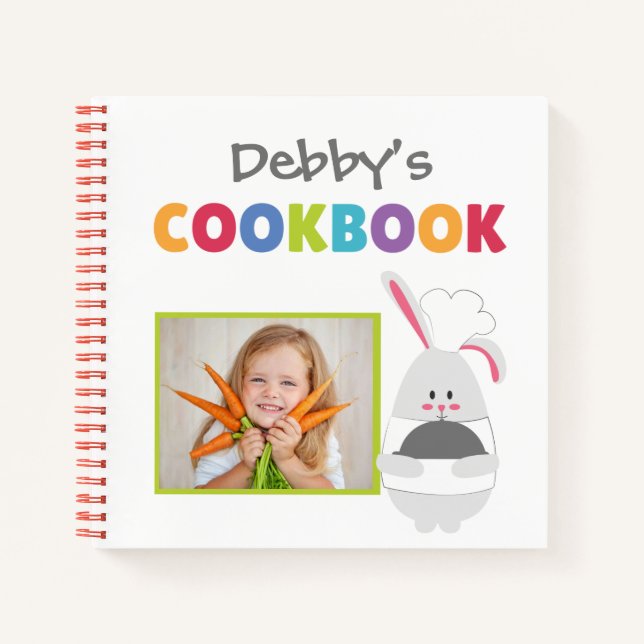 Personalisiertes Kids Memory Cookbook (Foto hinzuf Notizbuch (Vorderseite)