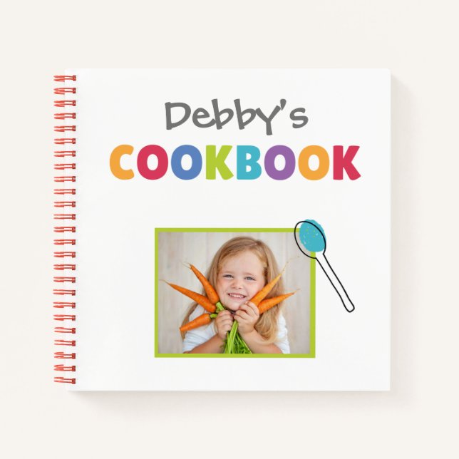 Personalisiertes Kids-Memory-Cookbook (Foto hinzuf Notizbuch (Vorderseite)
