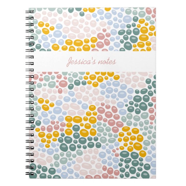 Personalisiertes Kies-Notebook Notizblock (Vorderseite)