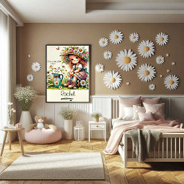 Personalisiertes Kind des Gottesmädchens Poster