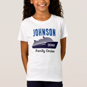 Personalisiertes Kind-Girl-Hemd auf einem Kreuzfah T-Shirt
