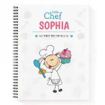 Personalisiertes Kinder-Rezept-Notizbuch – Kleiner