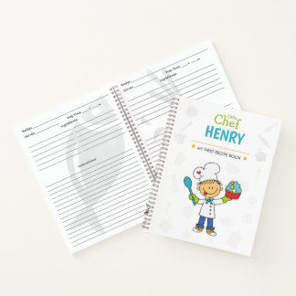 Personalisiertes Kinder-Rezept-Notizbuch Notizbuch
