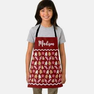 Personalisiertes Kinder-Weihnachtsbacken Schürze