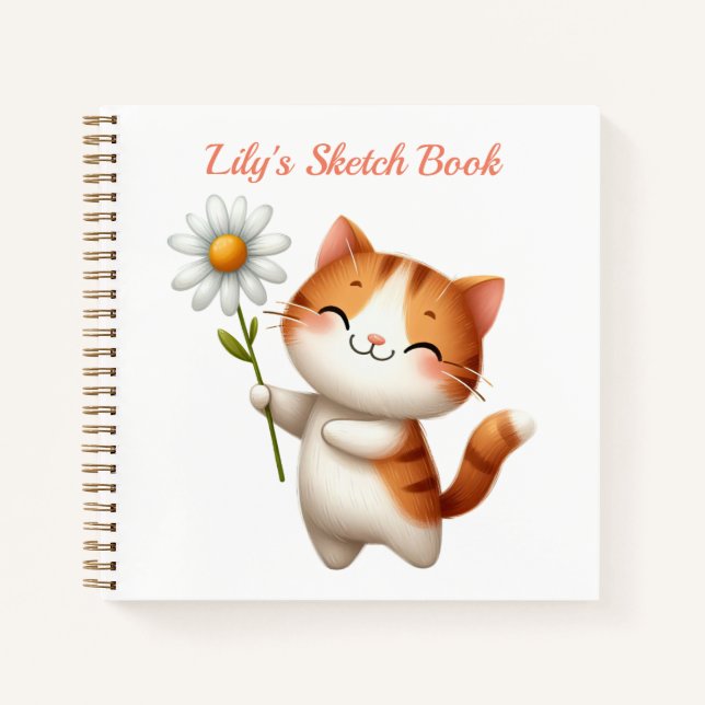 Personalisiertes Kinderbuch Notizbuch (Vorderseite)