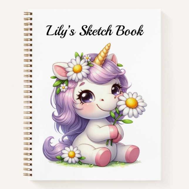 Personalisiertes Kinderbuch Notizbuch (Vorderseite)