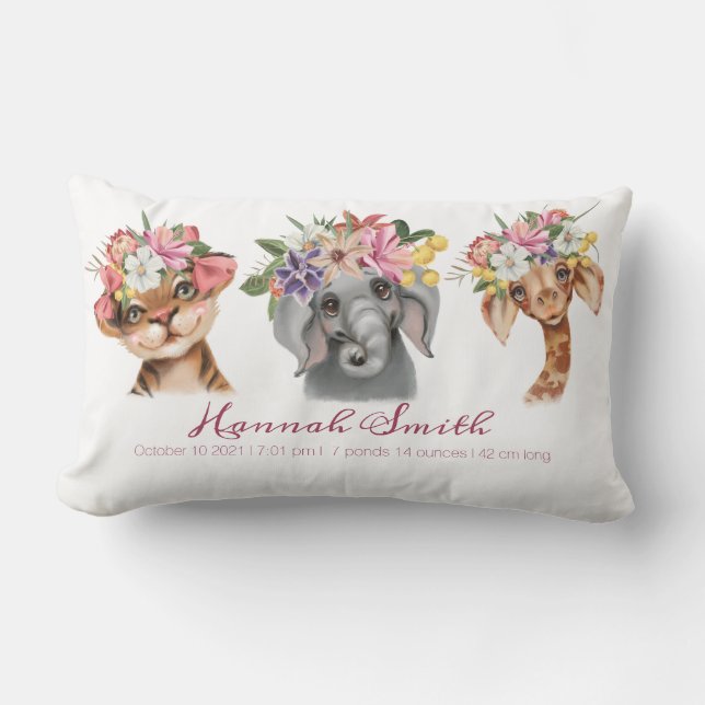 Personalisiertes Kinderkissen Lendenkissen (Vorderseite)