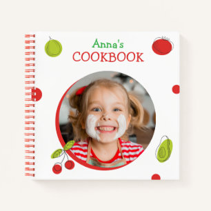 Personalisiertes Kinderkochbuch (Ihr Foto) Notizbuch