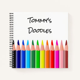 Personalisiertes Kinderskizzenbuch Doodle-Notebook Notizbuch