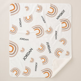 Personalisiertes Kinderzimmer Moderne Rainbow baby Sherpadecke