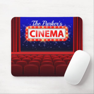 Personalisiertes Kino Kino Familienzimmer Mousepad