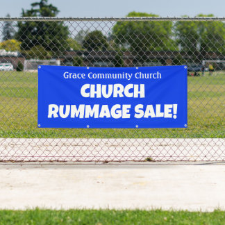Personalisiertes KirchenRummage Verkauf! Banner