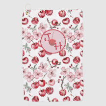 Personalisiertes Kirschblossom und Monogramm