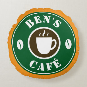 Personalisiertes Kissen für die Dekoration von Caf