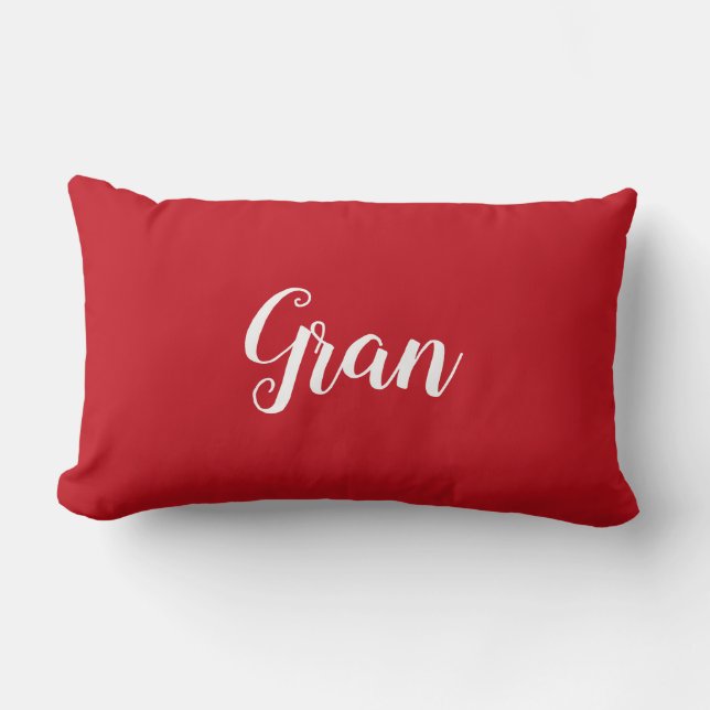 Personalisiertes Kissen für Großmutter Gran (Vorderseite)