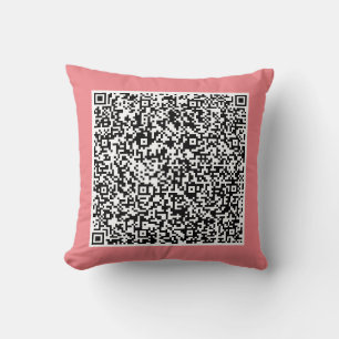 Personalisiertes Kissen mit benutzerdefinierten QR