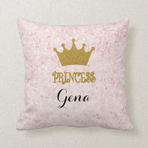 Personalisiertes Kissen Prinzessin-Throw