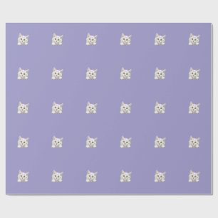 Personalisiertes Kitten-Kunstgeschenk mit individu Geschenkpapier