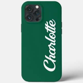Personalisiertes Klassisches Elegantes Monogramm D iPhone 13 Pro Max Hülle