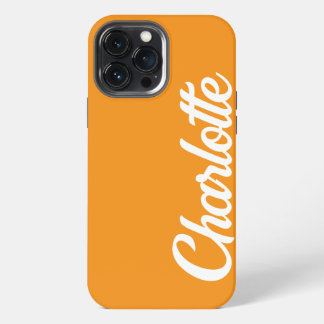Personalisiertes Klassisches Elegantes Monogramm O iPhone 13 Pro Max Hülle
