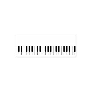 Personalisiertes Klavier befestigt Instrumente Permastempel