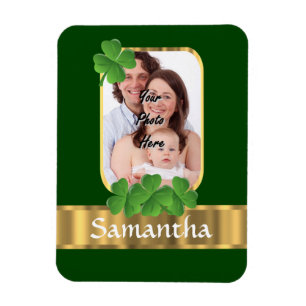 Personalisiertes Kleeblatt Magnet
