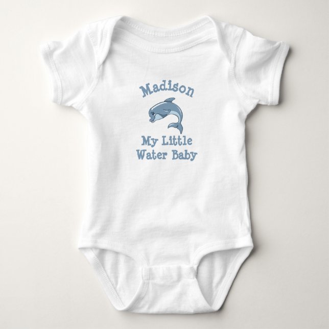 Personalisiertes kleines Baby Strampler (Vorderseite)
