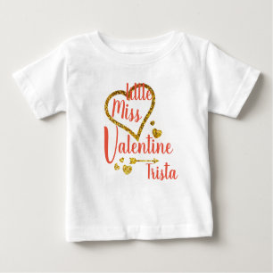 Personalisiertes kleines Fräulein Valentine Shirt