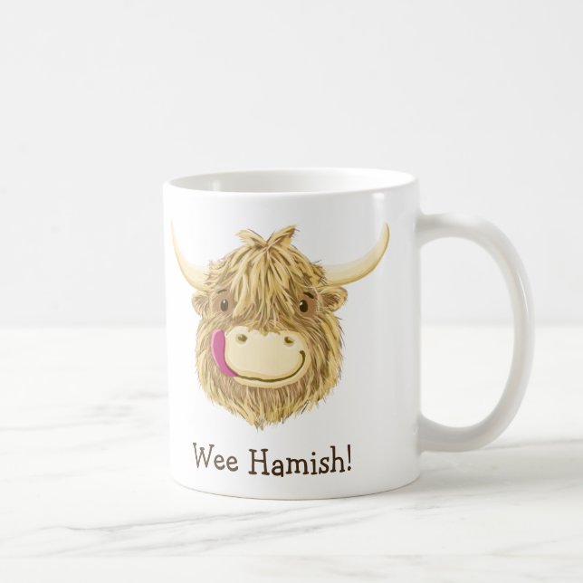 Personalisiertes kleines Hamish Kaffeetasse (Rechts)