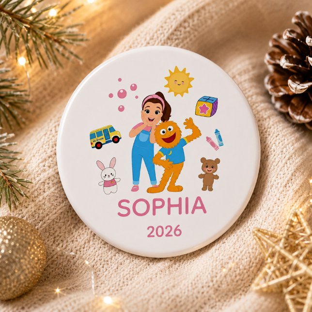 Personalisiertes Kleinkind-Ornament, Frau Rachel Button (Von Creator hochgeladen)