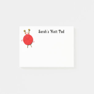 Personalisiertes Knittergeschenk Post-it Klebezettel