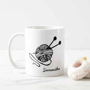 Personalisiertes Knittern von Lover-Geschenk Kaffeetasse