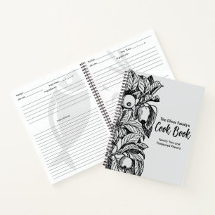 Personalisiertes Kochbuch   Blank Custom Cookbook Notizbuch