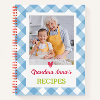 Personalisiertes Kochbuch (Ihr Foto) Rezept-Notebo Notizbuch