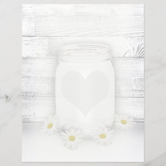Personalisiertes Kochbuch Mason Jar Rezept Beilage (Rückseite)