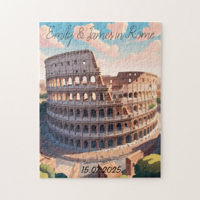 Personalisiertes Kolosseum-Puzzle Puzzle (Vertikal)