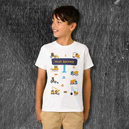 Personalisiertes Konstruktions-LKW-T-Shirt für Jun T-Shirt