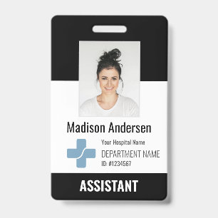 Personalisiertes Krankenhausmitarbeiter-Logo & Fot Ausweis