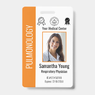 Personalisiertes Krankenhausmitarbeiter-Logo & Fot Ausweis