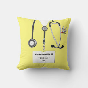 Personalisiertes Krankenpfleger-Abschlussgeschenk Kissen
