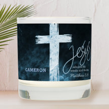 Personalisiertes Kreuz über die Wasserblüte
