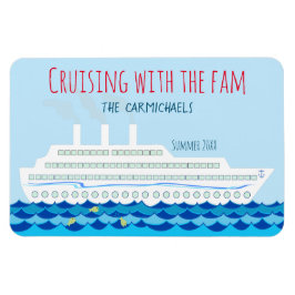 Personalisiertes Kreuzfahrtschiff Magnet