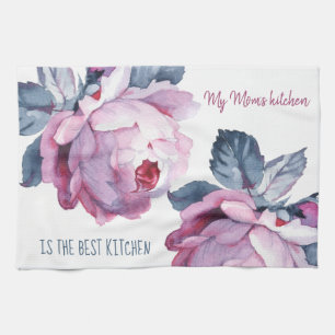 Personalisiertes Küchentuch Blumenmuttergeschenk