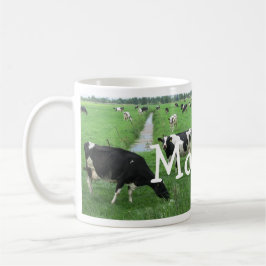 Personalisiertes Kuh-Geschenk: Milch-Tasse mit Tasse