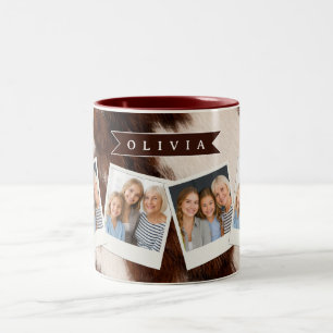 Personalisiertes Kuhdruck-Cowgirl-Geschenk im West Zweifarbige Tasse